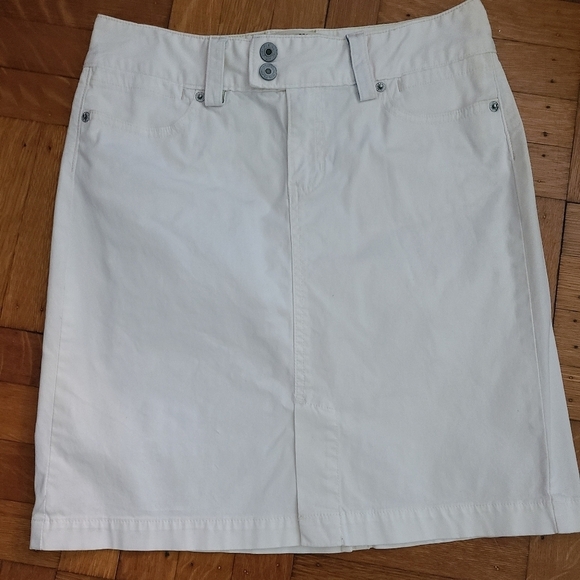 gap jeans Dresses & Skirts - Vintage Gap jeans white skirt
